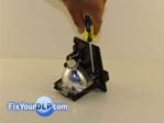 METAL LAMP HOLDER & OSRAM E22r 180W 1.0 (3.5kV) AC Lamp
